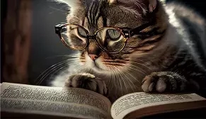 Gran lector felino