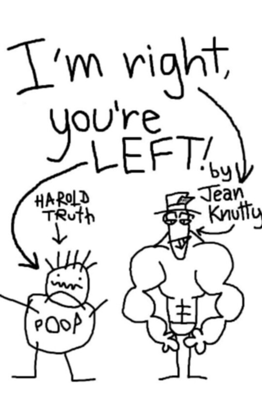 I'm right, you're LEFT!