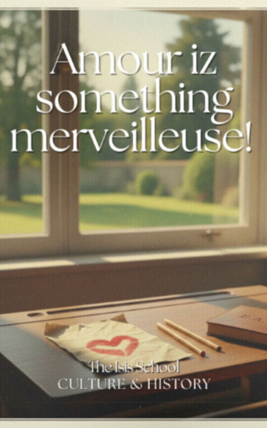 Amour iz something merveilleuse!