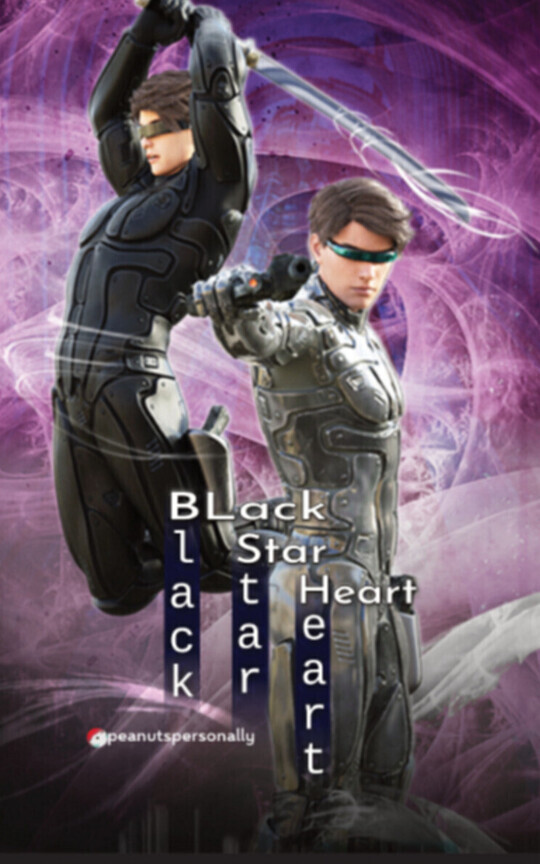 BLack Star Heart