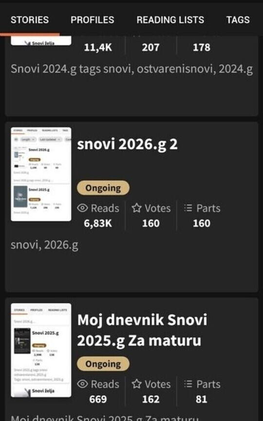 Snovi 2026.g 