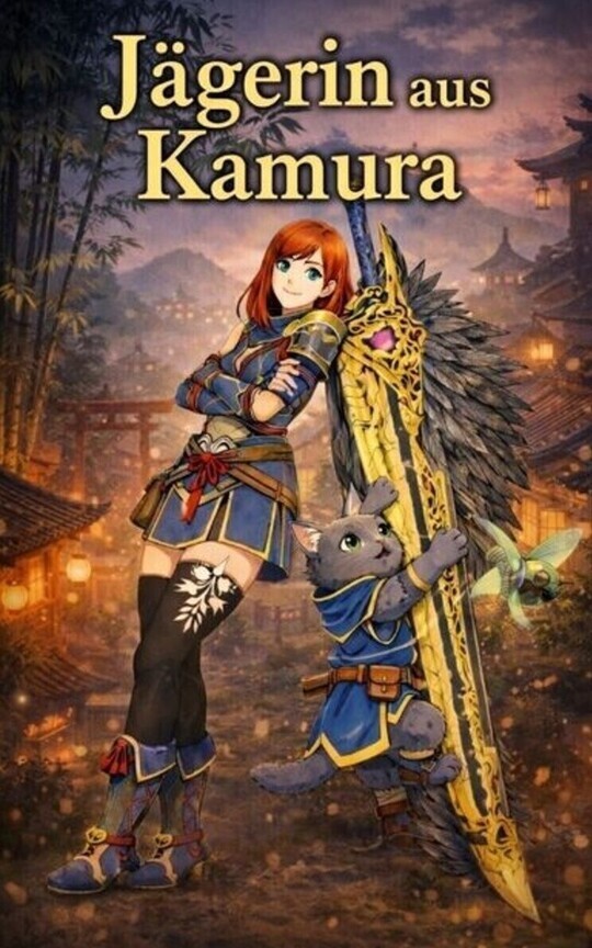 Die Jägerin aus Kamura MH Rise X Kingdom Hearts 