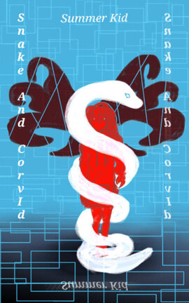 Snake And Corvid