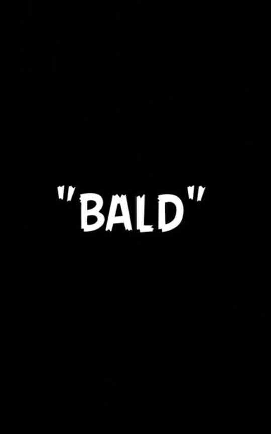 "bald"