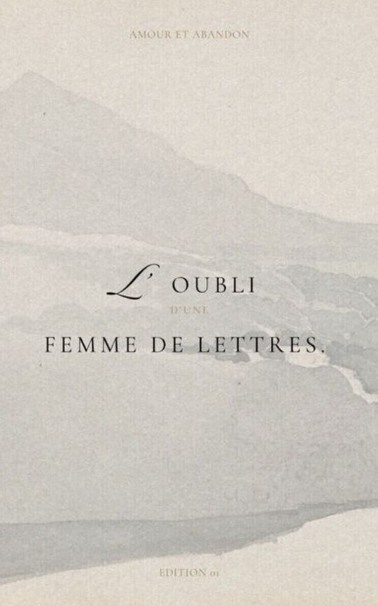 L’oubli d’une femme de lettres