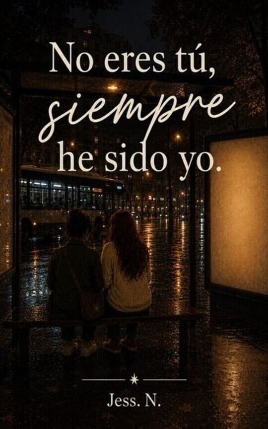 No eres tú, siempre he sido yo.