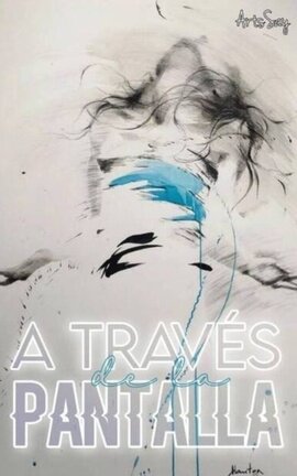 A través de la pantalla.