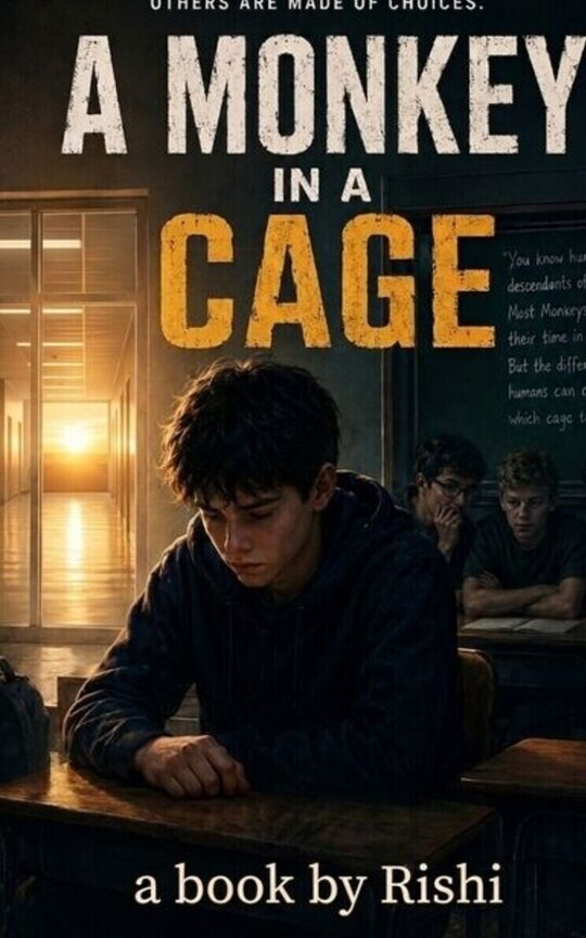 Monkey in a cage 