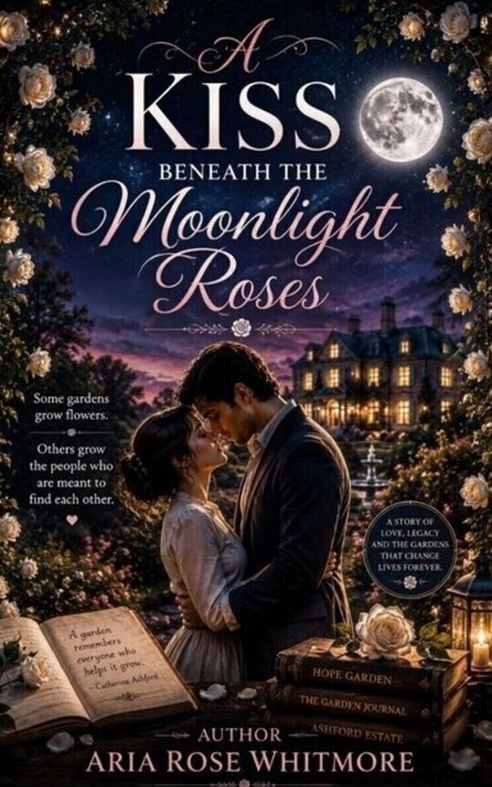 A Kiss Beneath Moonlight Roses