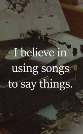 The songs i wrote