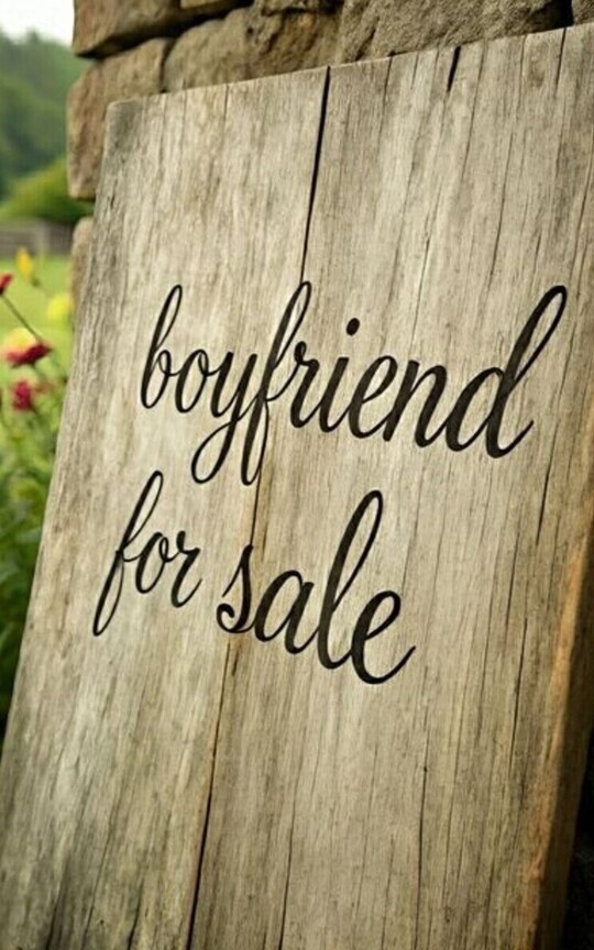 Boyfriend for sale 