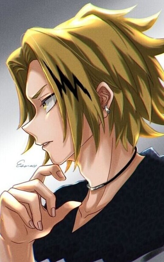 Cuidando a Denki Kaminari