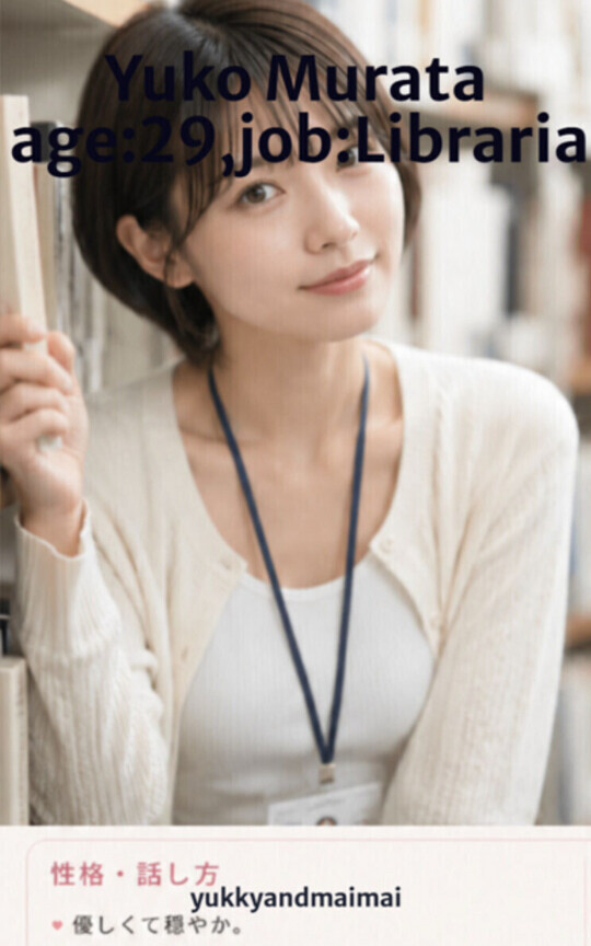 Yuko Murata age:29,job:Librarian