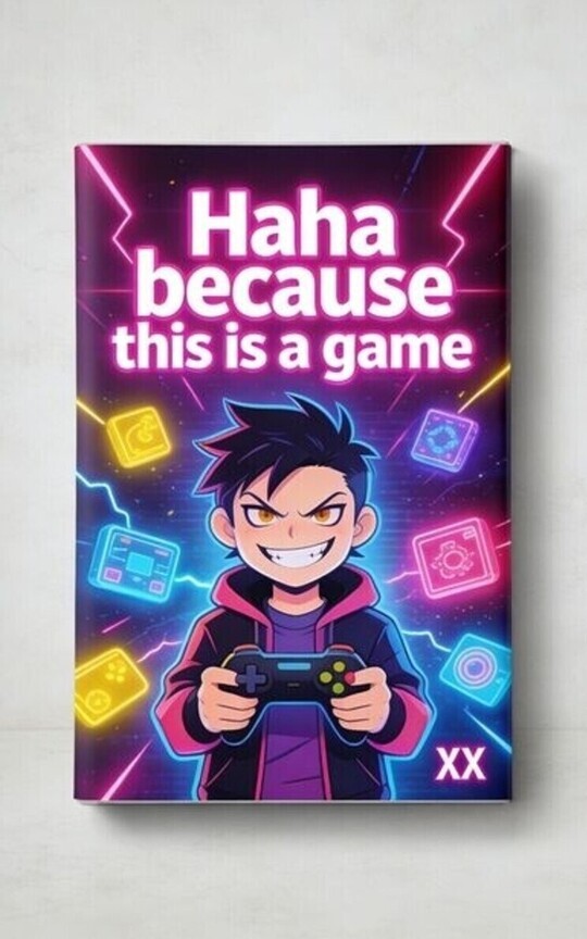 Haha because this is a game