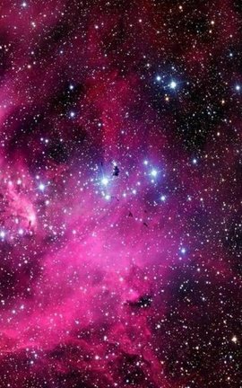 Galaxy in space