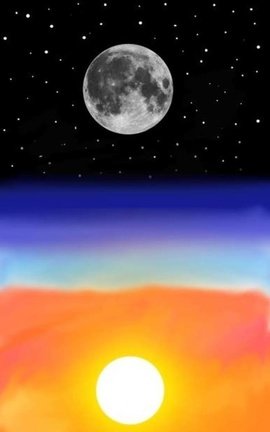 The Sun and the Moon