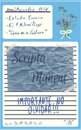 Scripta Manent •[Nomin]•