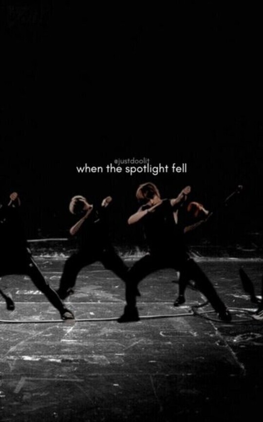 when the spotlight fell || minsung