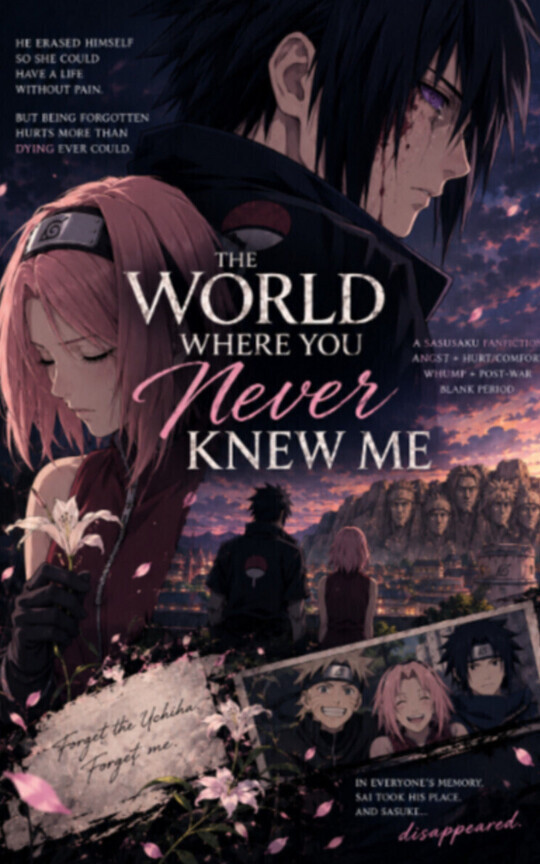 The World Where You Never Knew Me | SasuSaku (Blank Period • Post War • Angst)