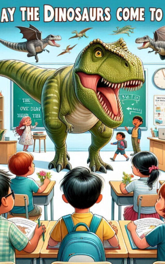 The Day The Dinosaurs Come To School