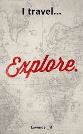 I travel...