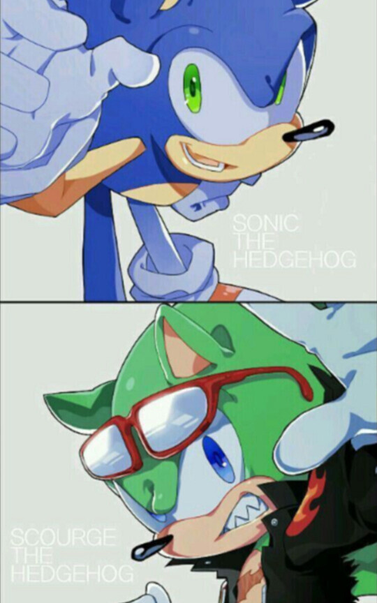 Sonic "versus" Scourge