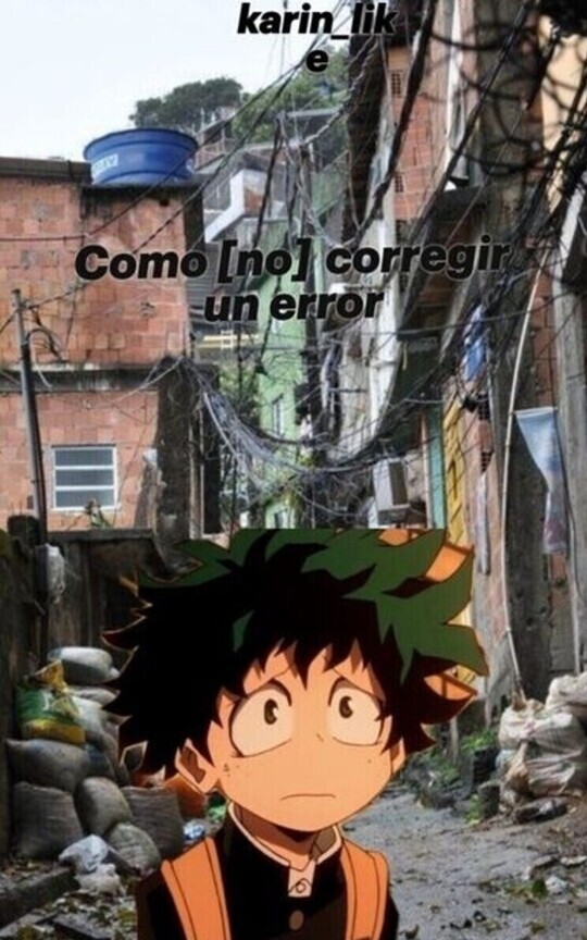 Como [No] corregir un error | BKDK 