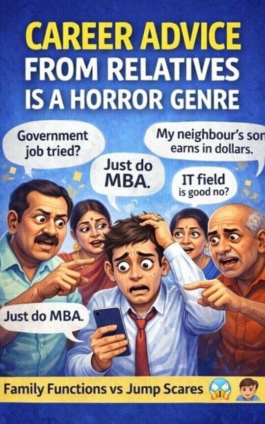 Career Advice from Relatives Is a Horror Genre