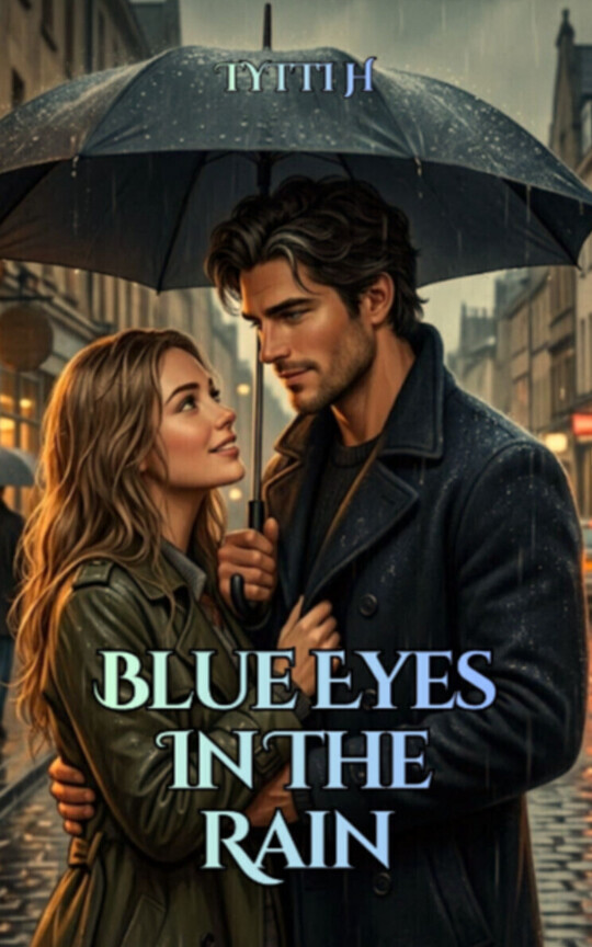Blue eyes in the rain