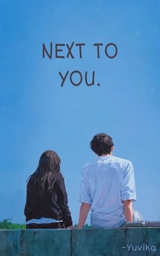 Next to you.