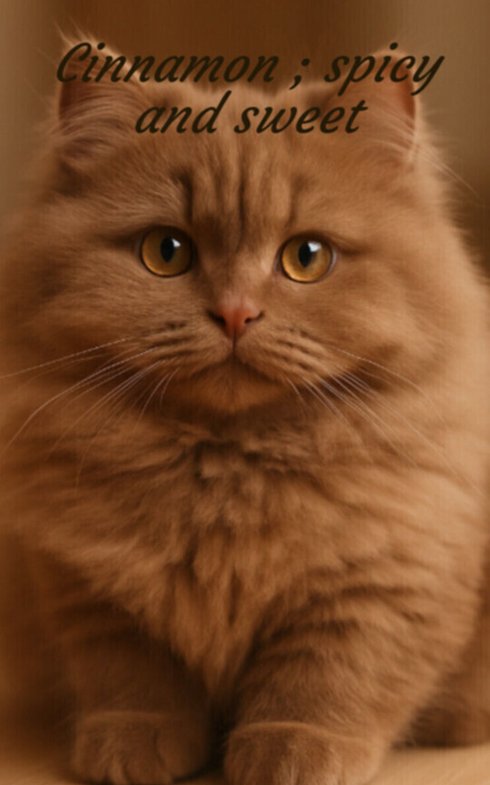 Cinnamon ; spicy and sweet