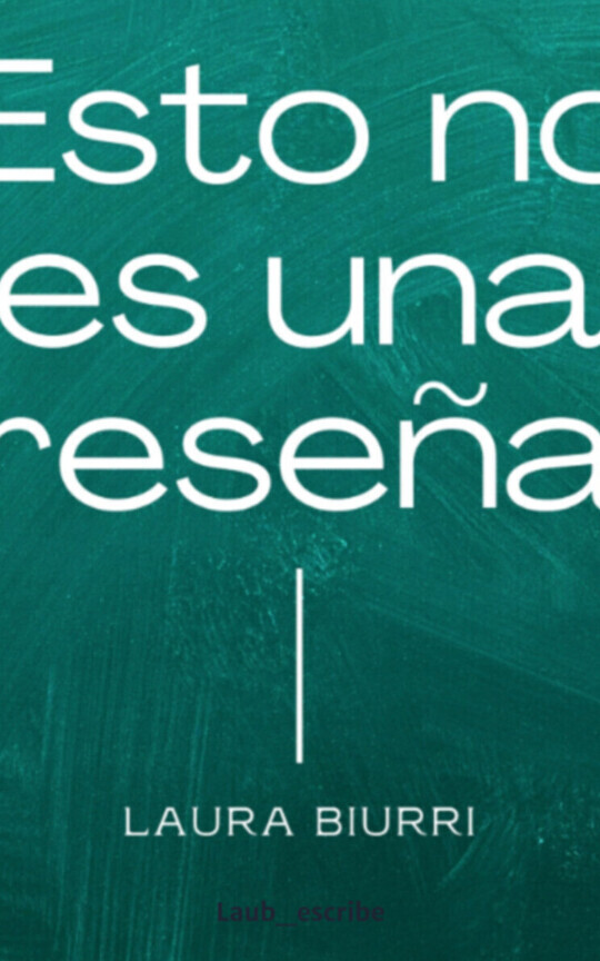Esto no es una reseña