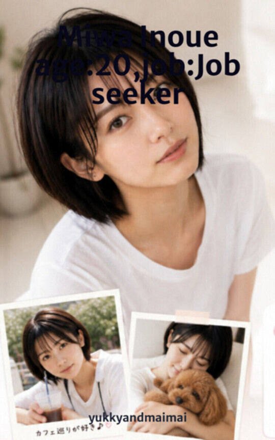 Miwa Inoue age:20,job:Job seeker